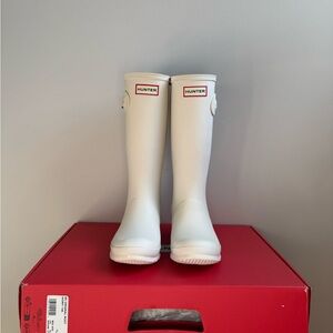 Hunter Ivory NEW Original Boots